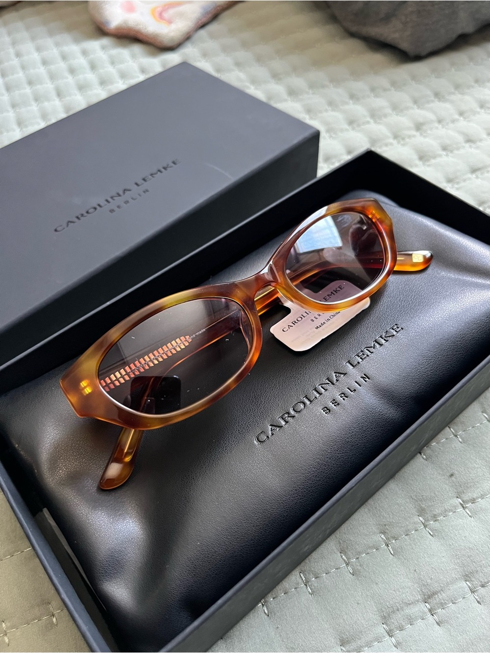 Carolina Lemke Tortoise Sunglasses